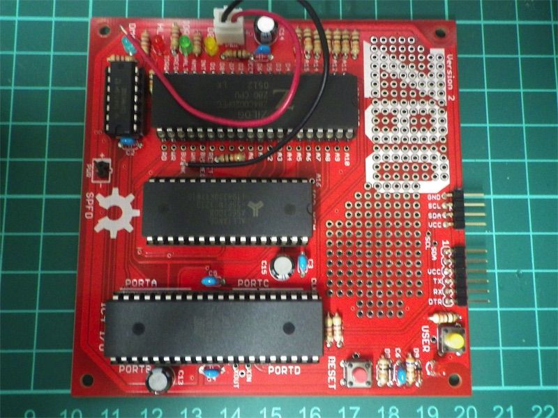 4ICs Z80ボード(1) ATMega32LのArduinoブートローダ書き込み