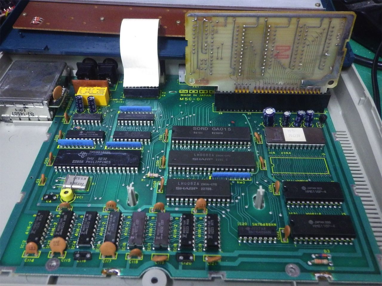 タカラ ゲームパソコンM5(SORD M5) 基板写真 : まごころせいじつ堂 タカラ ゲームパソコンM5(SORD M5) 基板写真 : まごころせいじつ堂