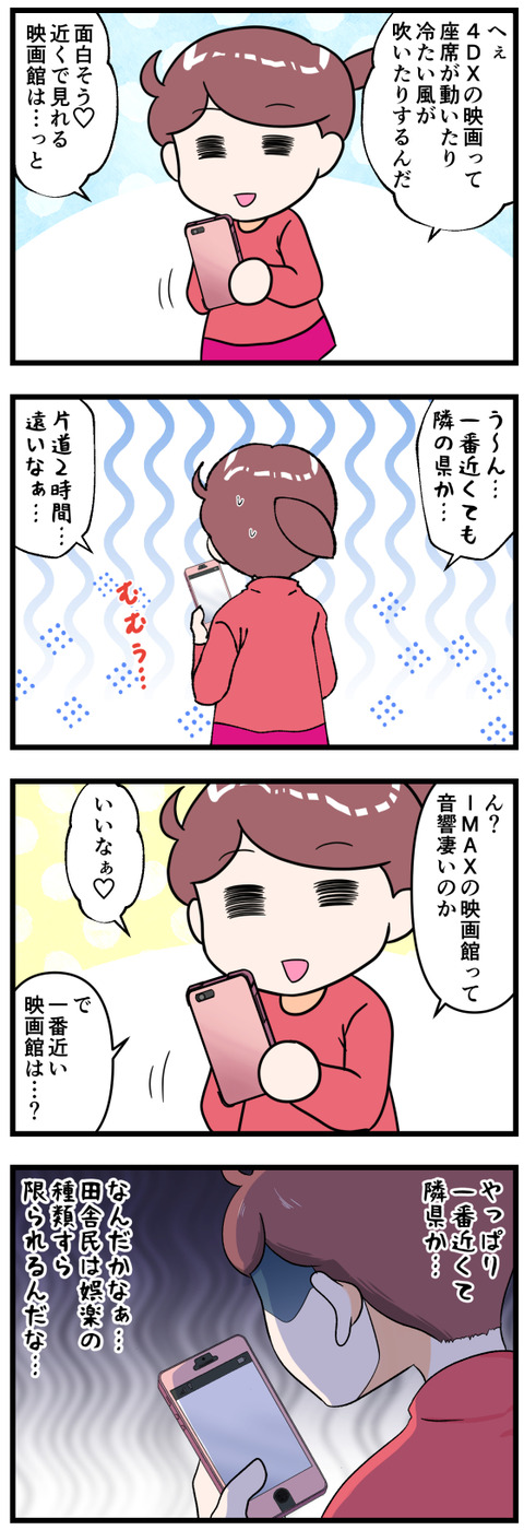 4DXやIMAXの映画見てみたいんだけども完成