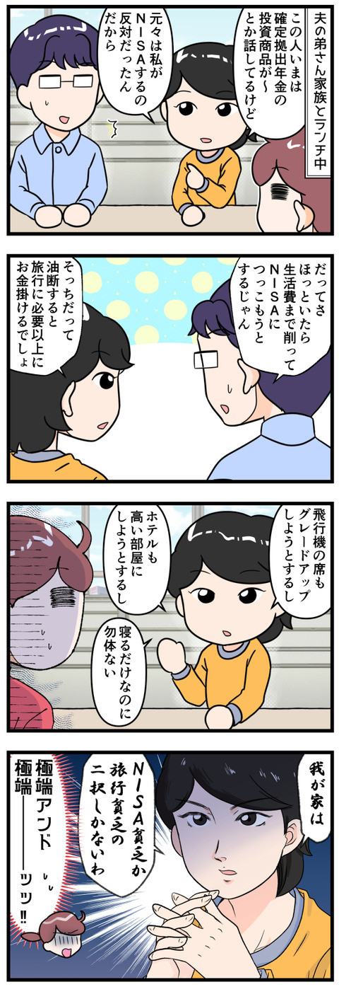 NISA貧乏かもしくは完成