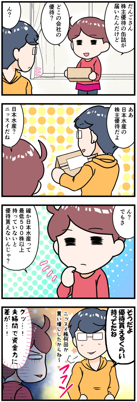 日本水産の優待完成