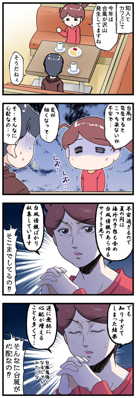 夏は台風が怖いので完成