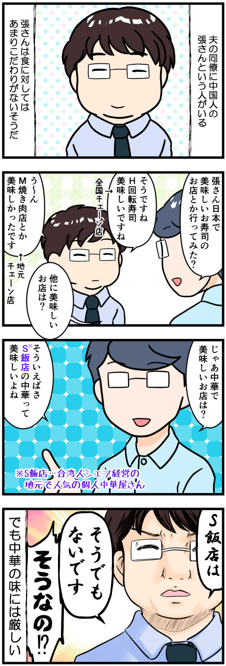 張さんの食へのこだわり完成