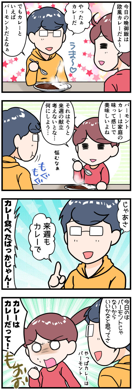 カレーと言えばバーモント派修正