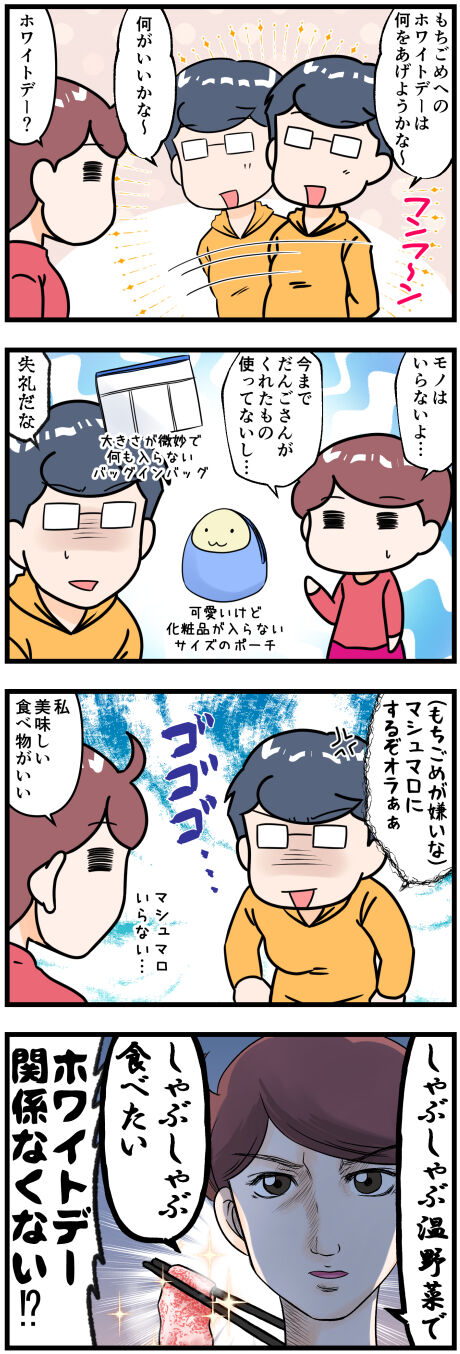 ホワイトデーのお返しは何がいい?完成