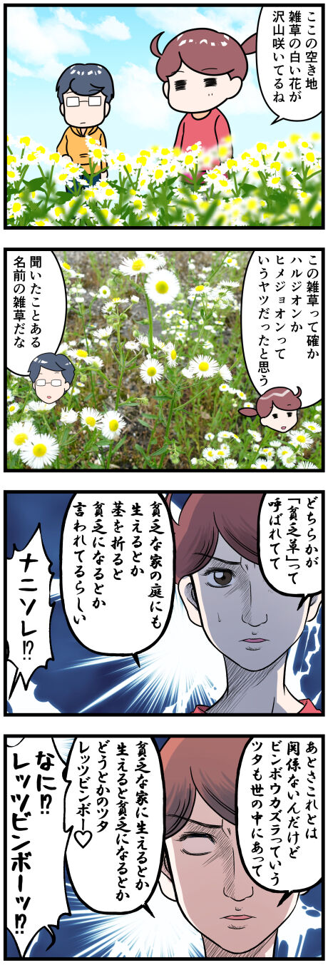 別名に貧乏がつく雑草完成