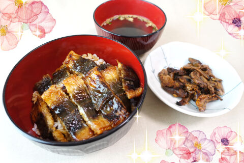 うなぎ丼完成