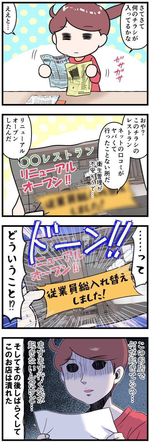 チラシに書いていたビックリする文言完成