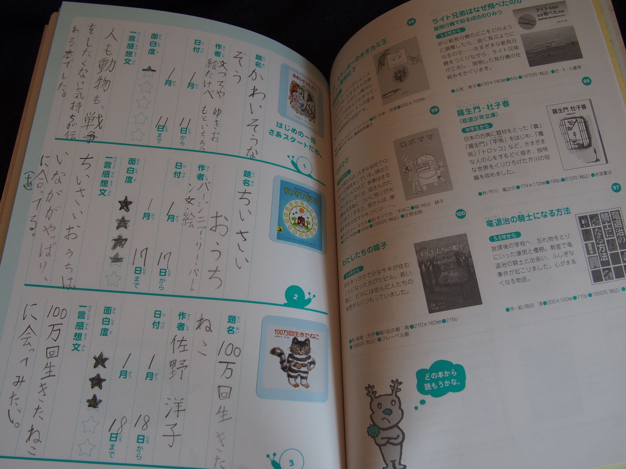 小学生100冊読書日記 晴れの日も雨の日も 小学生100冊読書日記 晴れの日も雨の日も
