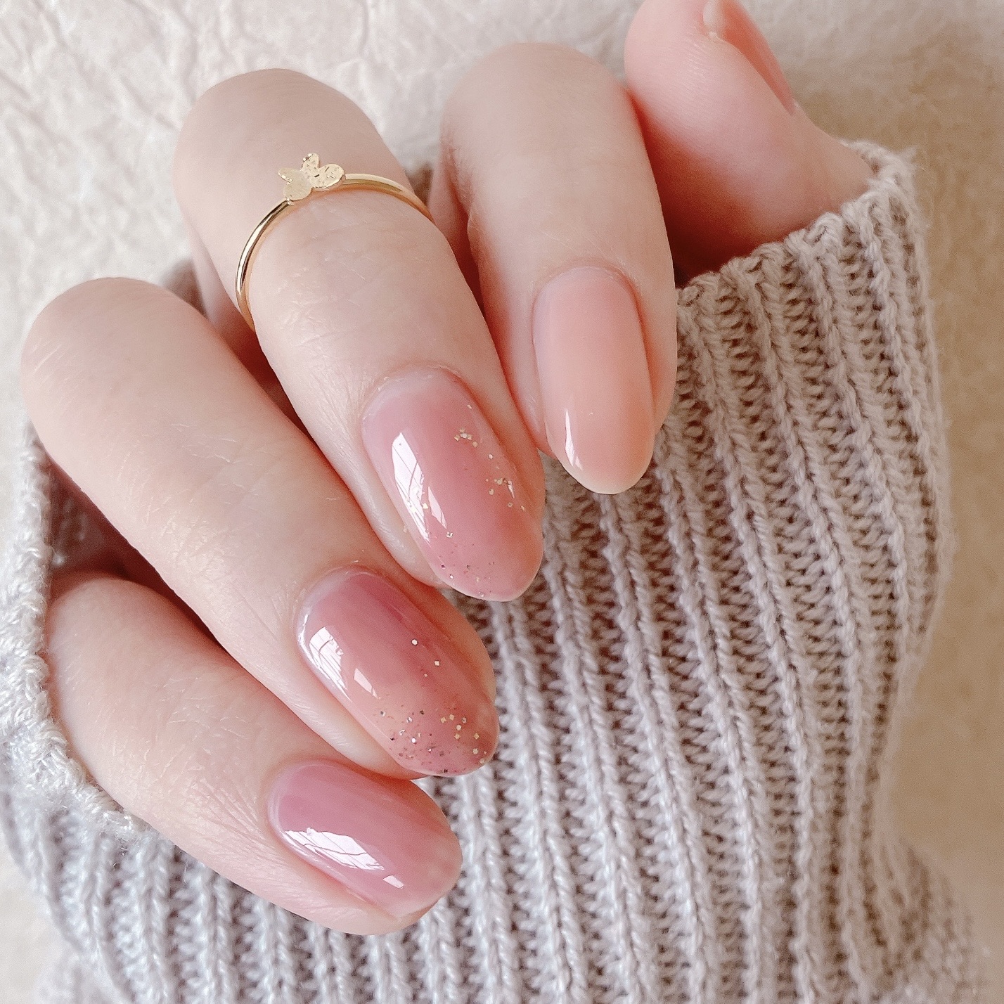 how to】ちゅるちゅるピンクパープルニュアンスネイル : akiの