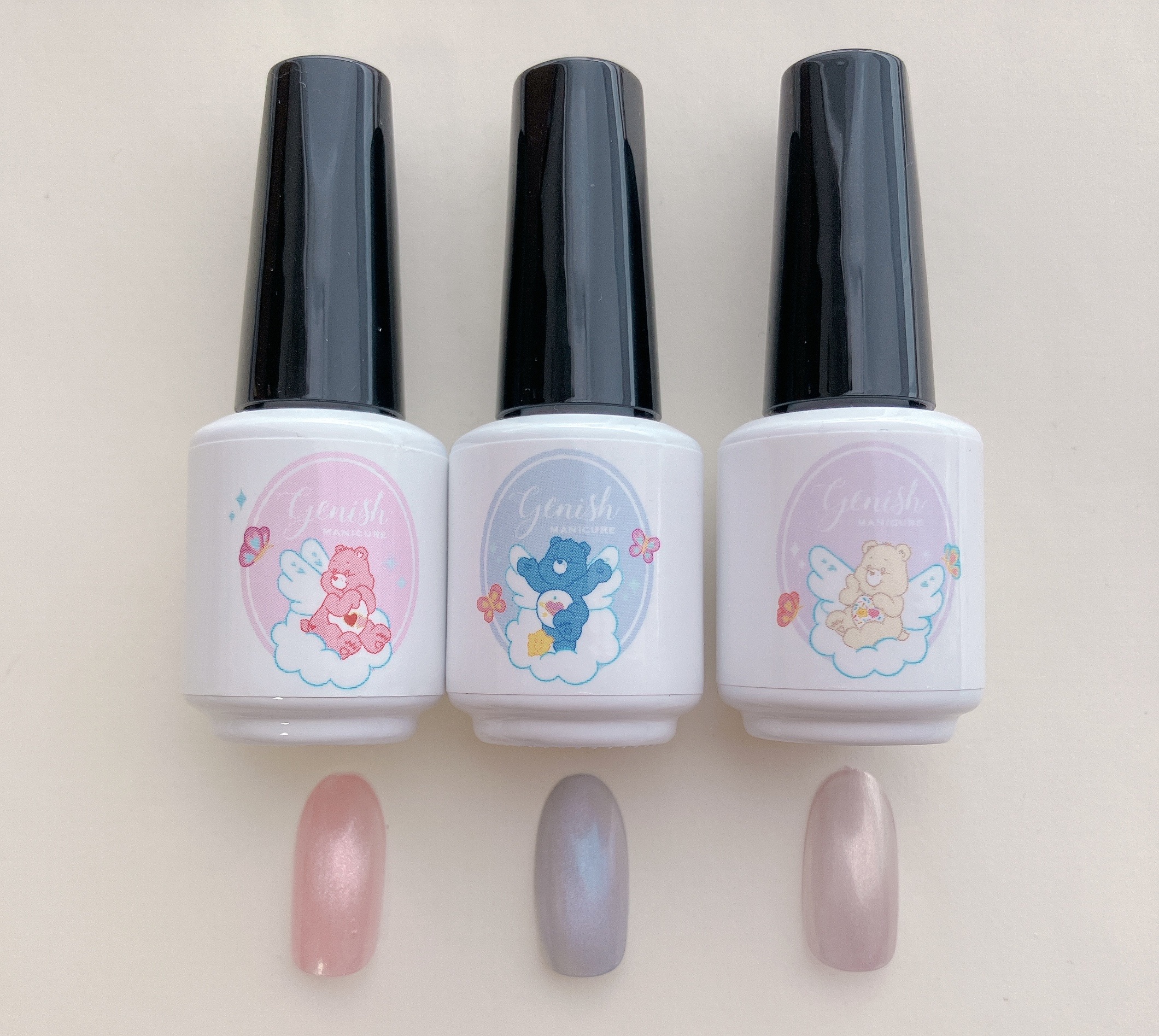 全色レビュー】ジーニッシュ×ケアベア♡マニキュアで叶うマグネット
