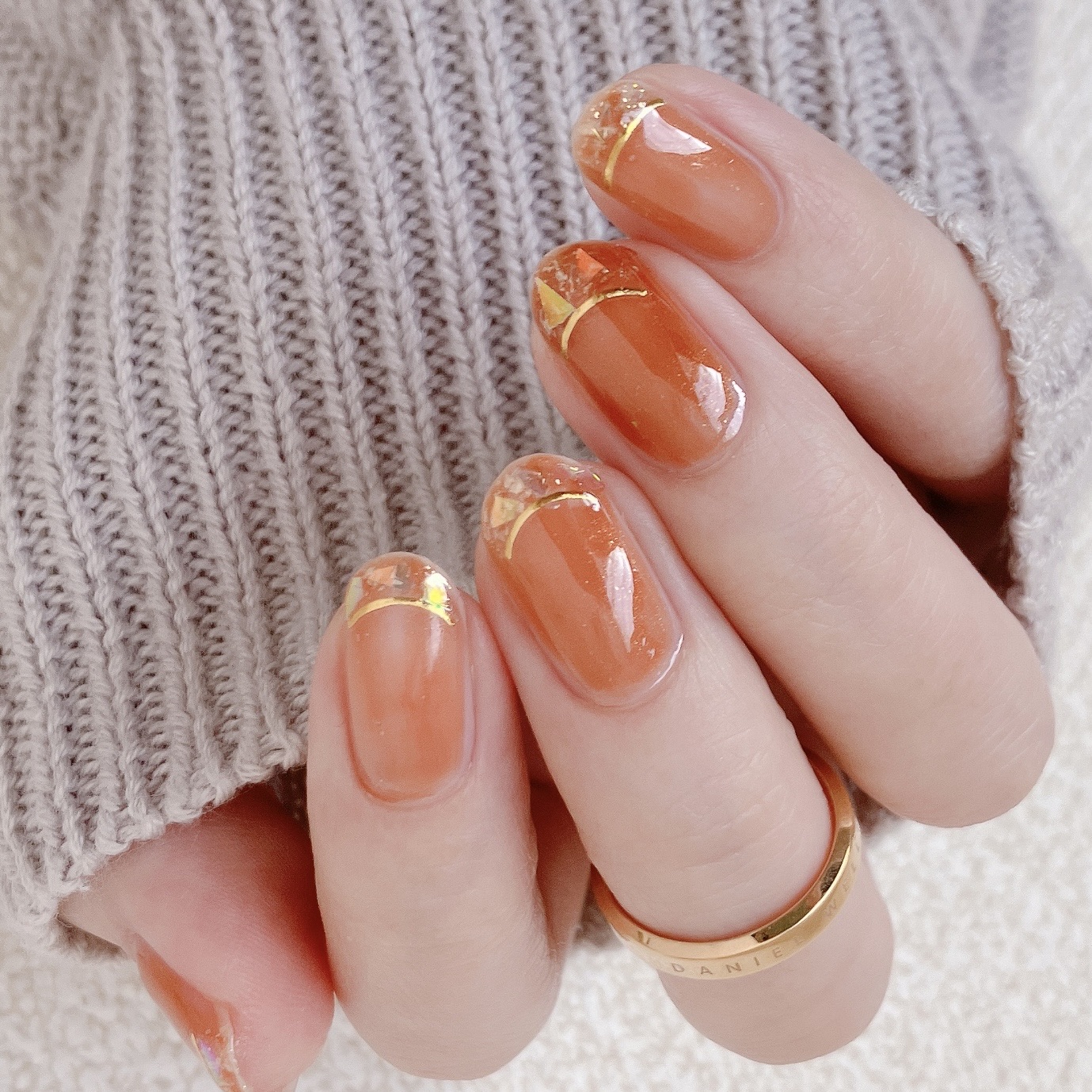 how to】オーロラフレンチネイル : akiのセルフネイルblog