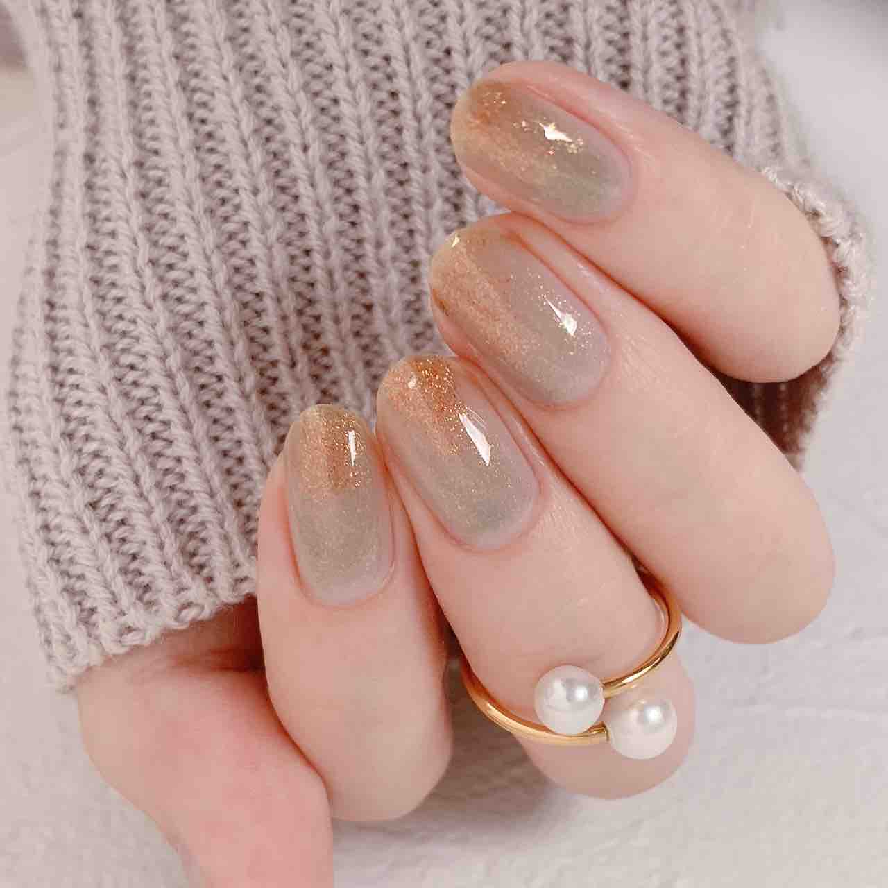 How To 2ステップで上品ニュアンスネイル Akiのセルフネイルblog Powered By ライブドアブログ