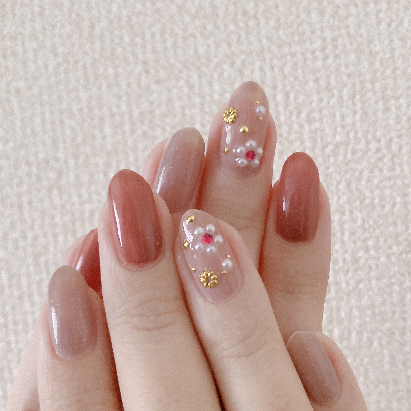 how to】ヴィンテージボタン風ネイル : akiのセルフネイルblog Powered