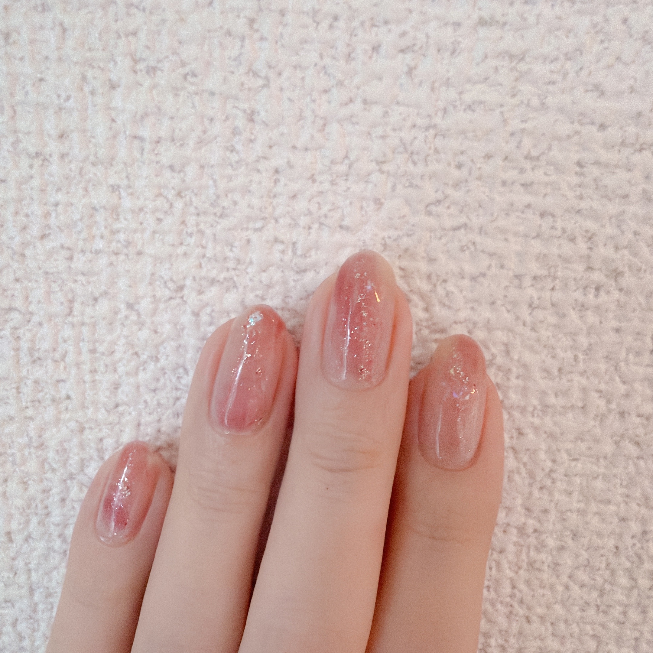 ★☆ＡＩ☆★　ニュアンスネイル【51】【53】【61】【54】 how to】繊細ラメのピンクニュアンスネイル : akiのセルフネイルblog