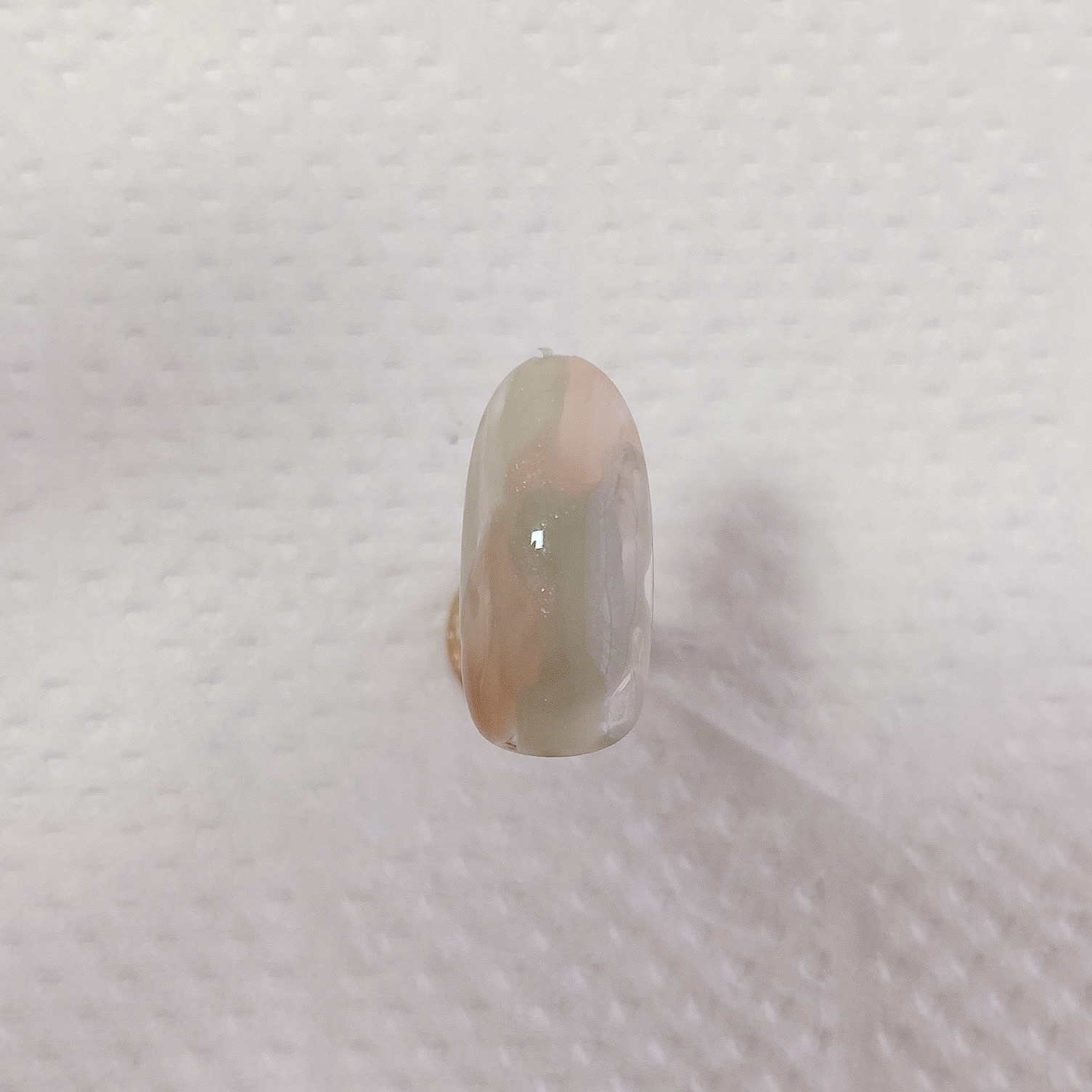 How To 春のグリーンニュアンスネイル Akiのセルフネイルblog Powered By ライブドアブログ