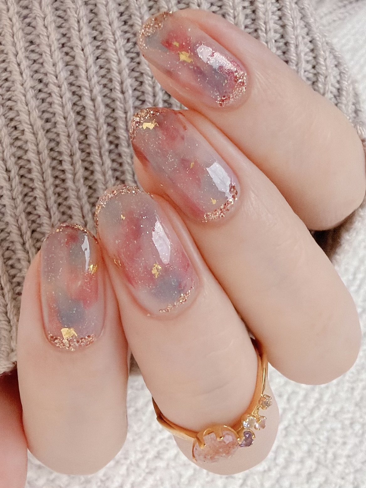 how to】淡色水彩ニュアンスネイル : akiのセルフネイルblog Powered