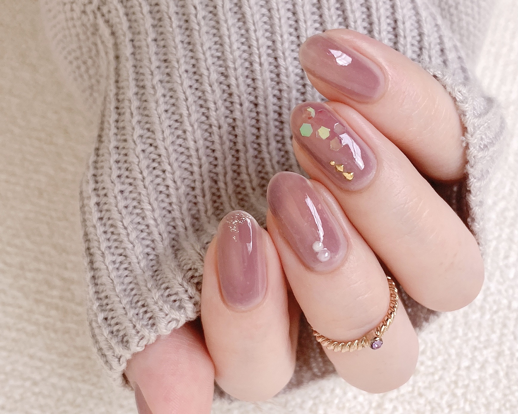 How To プチプラマニキュア２本でシンプル梅雨ネイル Akiのセルフネイルblog Powered By ライブドアブログ