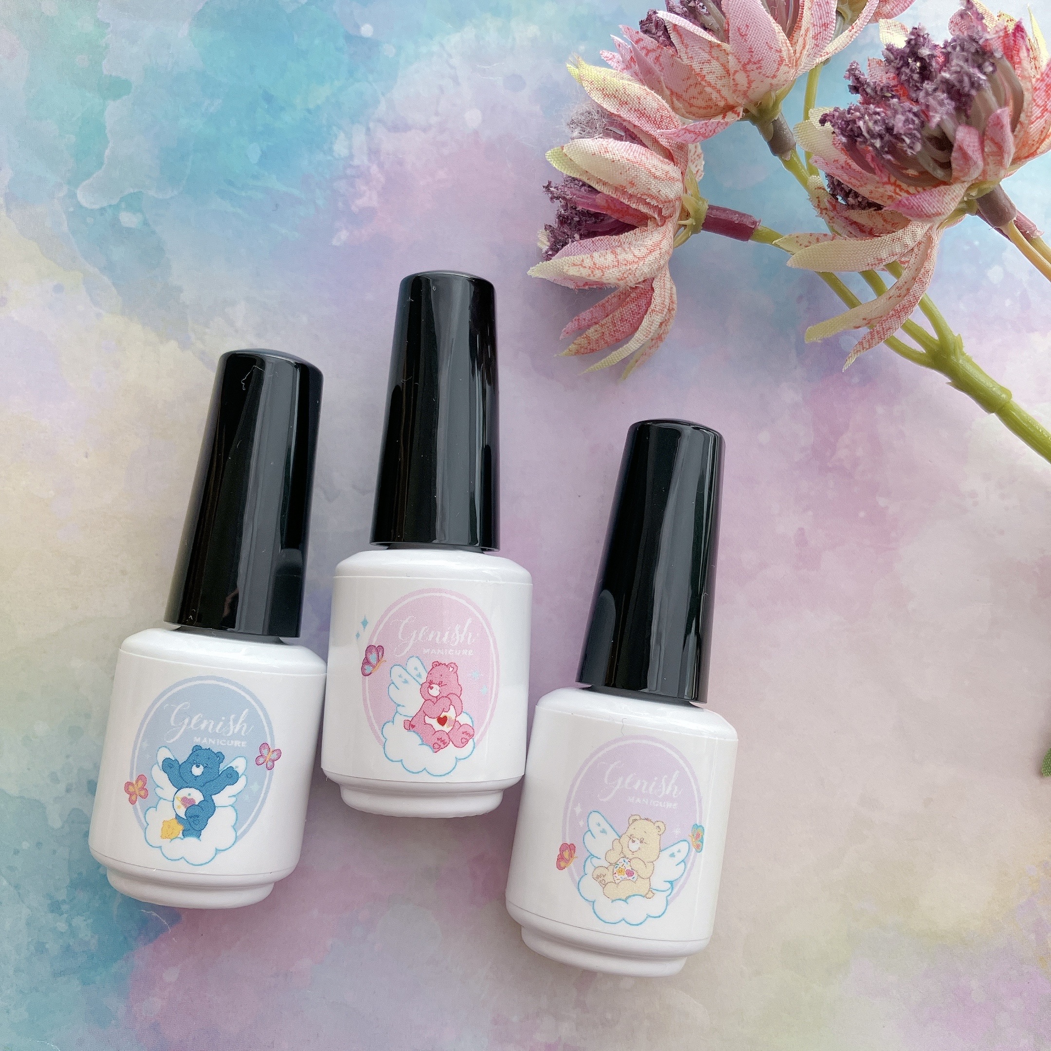 全色レビュー】ジーニッシュ×ケアベア♡マニキュアで叶うマグネット