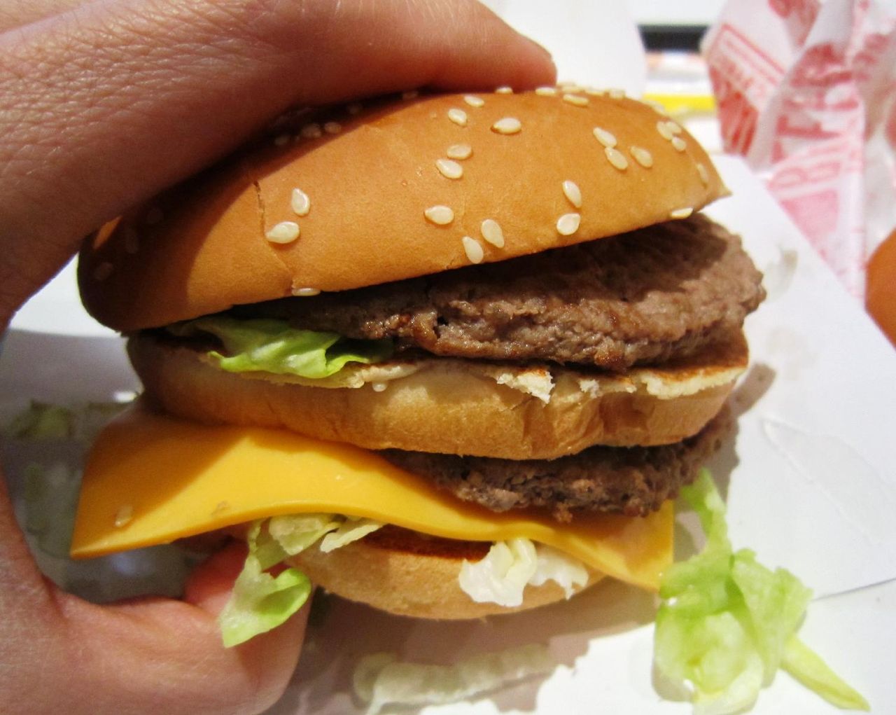 マックランチ ダブルチーズバーガー＆ビッグマック＠マクドナルド : 塵