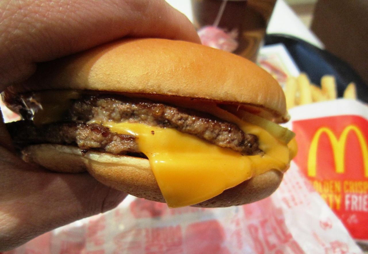 マックランチ ダブルチーズバーガー＆ビッグマック＠マクドナルド : 塵