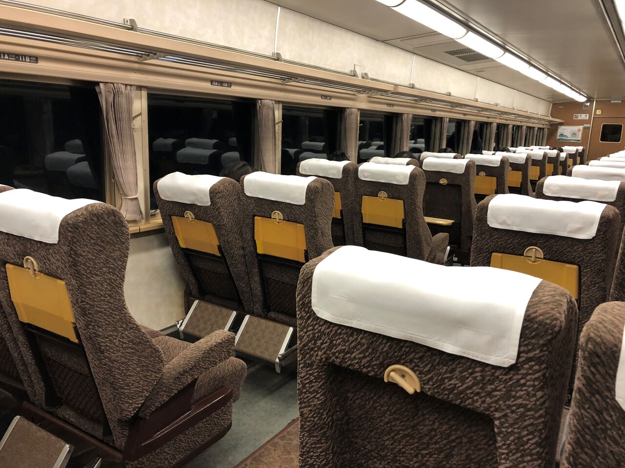 車内散策 185系グリーン車 Om編成 ミチクサ乗り物探訪記