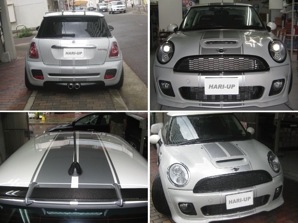 Mini Cooper S ストライプテープ 貼りアップblog Mini Cooper S ストライプテープ 貼りアップblog