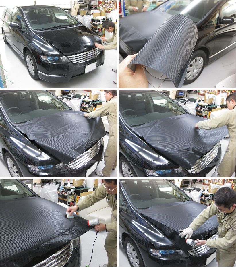 貼りアップblog カーボン柄シート