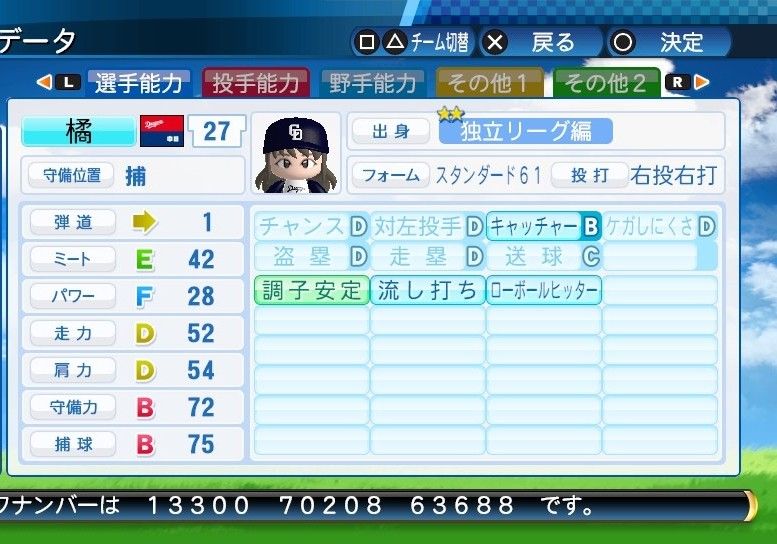 パワプロ2016 パワナンバー デレマス 作成し直しまとめ1 10 24追記 さらに2名追加 Untitled