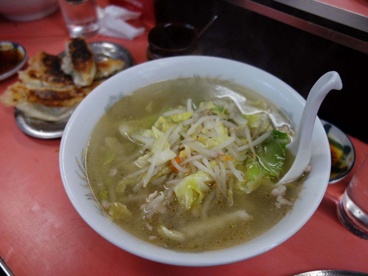 孤独のグルメ聖地巡礼 一番 で野菜たんめんと餃子 下仁田 さくら咲くさくグルメ日和