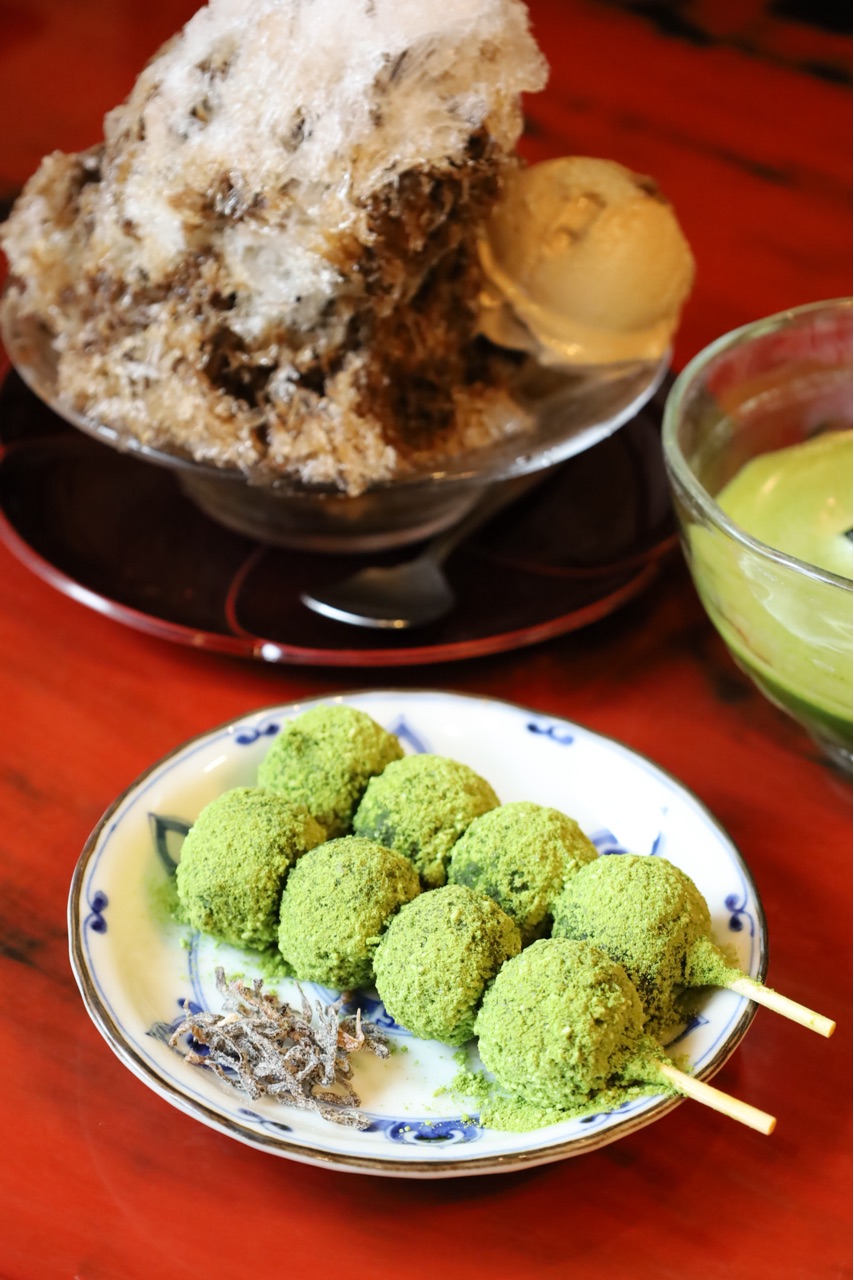 久連波（石川 金沢）〜ひがし茶屋街のお座敷カフェで加賀棒茶かき氷