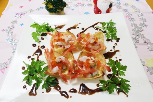 趣味の歳時記 アゲさんカップの甘エビカルパッチョ Livedoor Blog ブログ