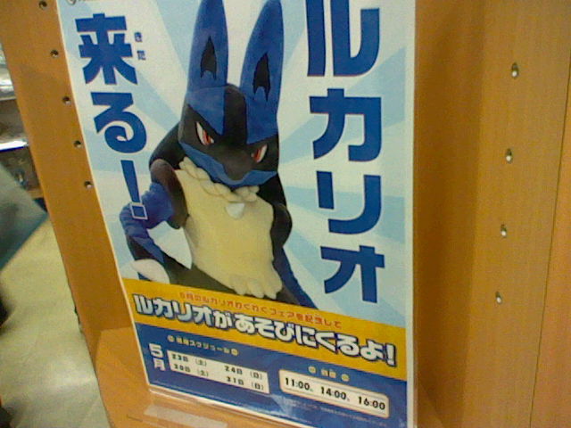 母の日とルカリオ 世の中そんなに