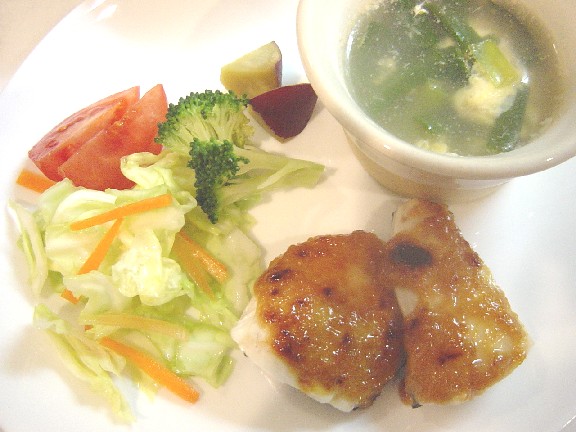 目鯛の味噌マヨ焼き 幼児食 はるくんの手づかみもぐもぐごはん