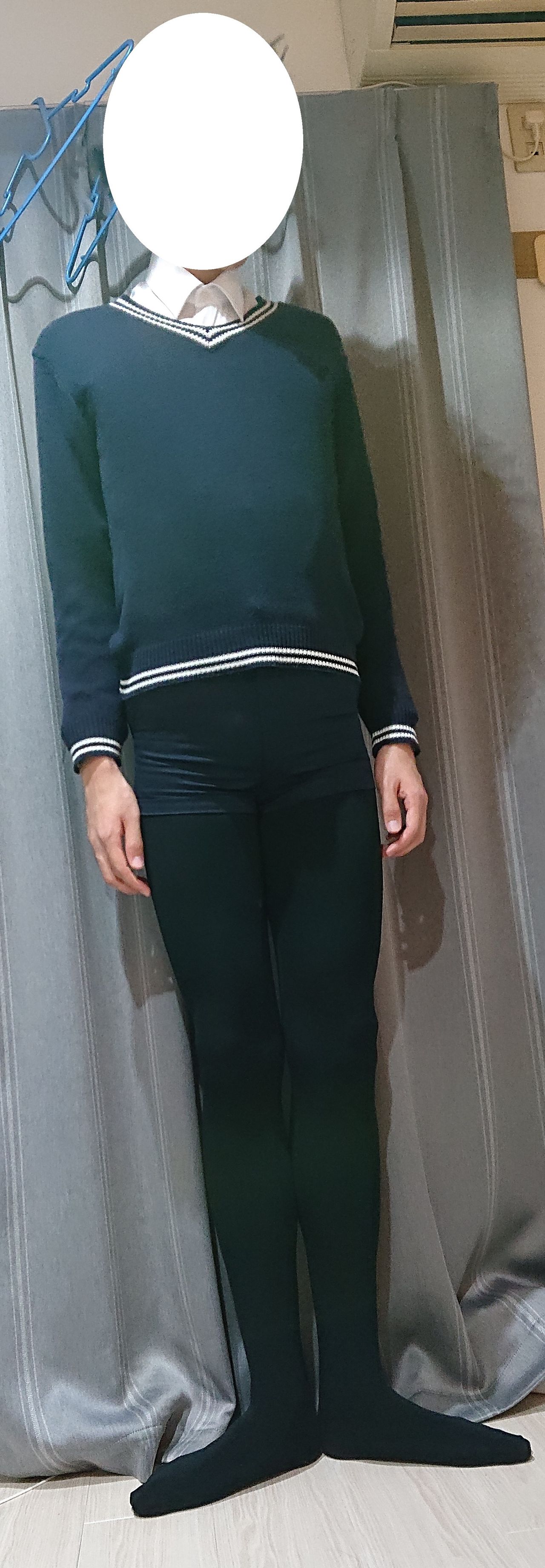 制服半ズボンとバレエタイツ タイツを履いて 制服半ズボンとバレエタイツ タイツを履いて