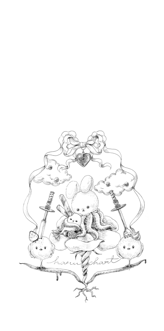 待ち受け たこうさスイーツ 壁紙用 イラストレーターharuchartのブログ Powered By ライブドアブログ