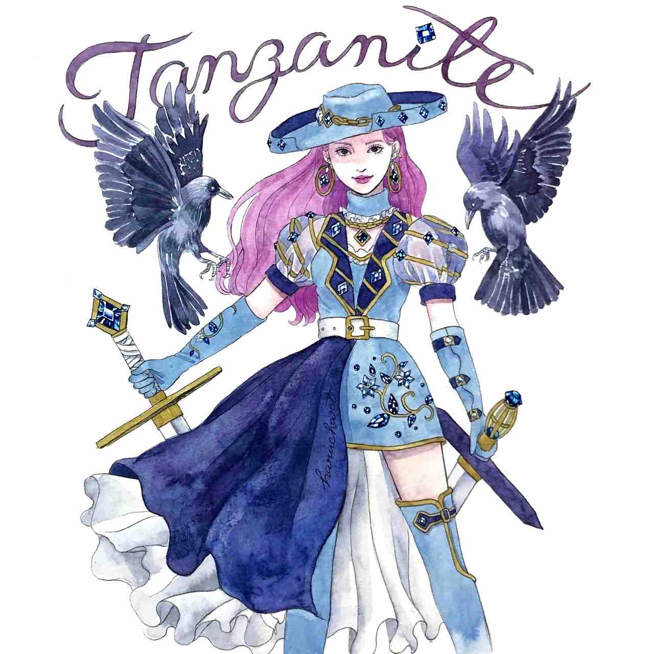 誕生石のプリンセス イラストレーターharuchartのブログ Powered By ライブドアブログ