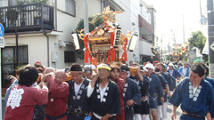 地元の神輿担ぎ