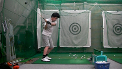ドライバー練習中