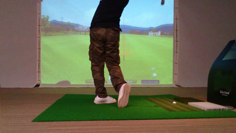 GOLFZONでショット練習