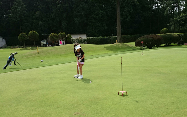 子供はグリーンが一番楽しいみたい
