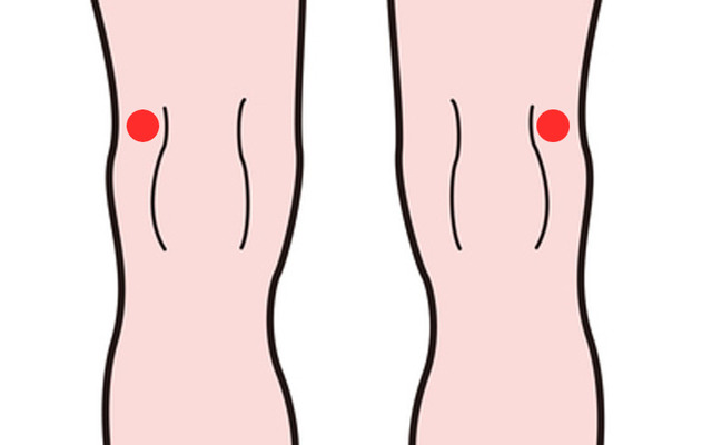 ヒアルロン酸を打つ場所(膝)
