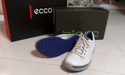 お気に入りのeccoゴルフシューズ