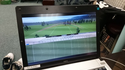 シャフト別弾道シュミレート画像