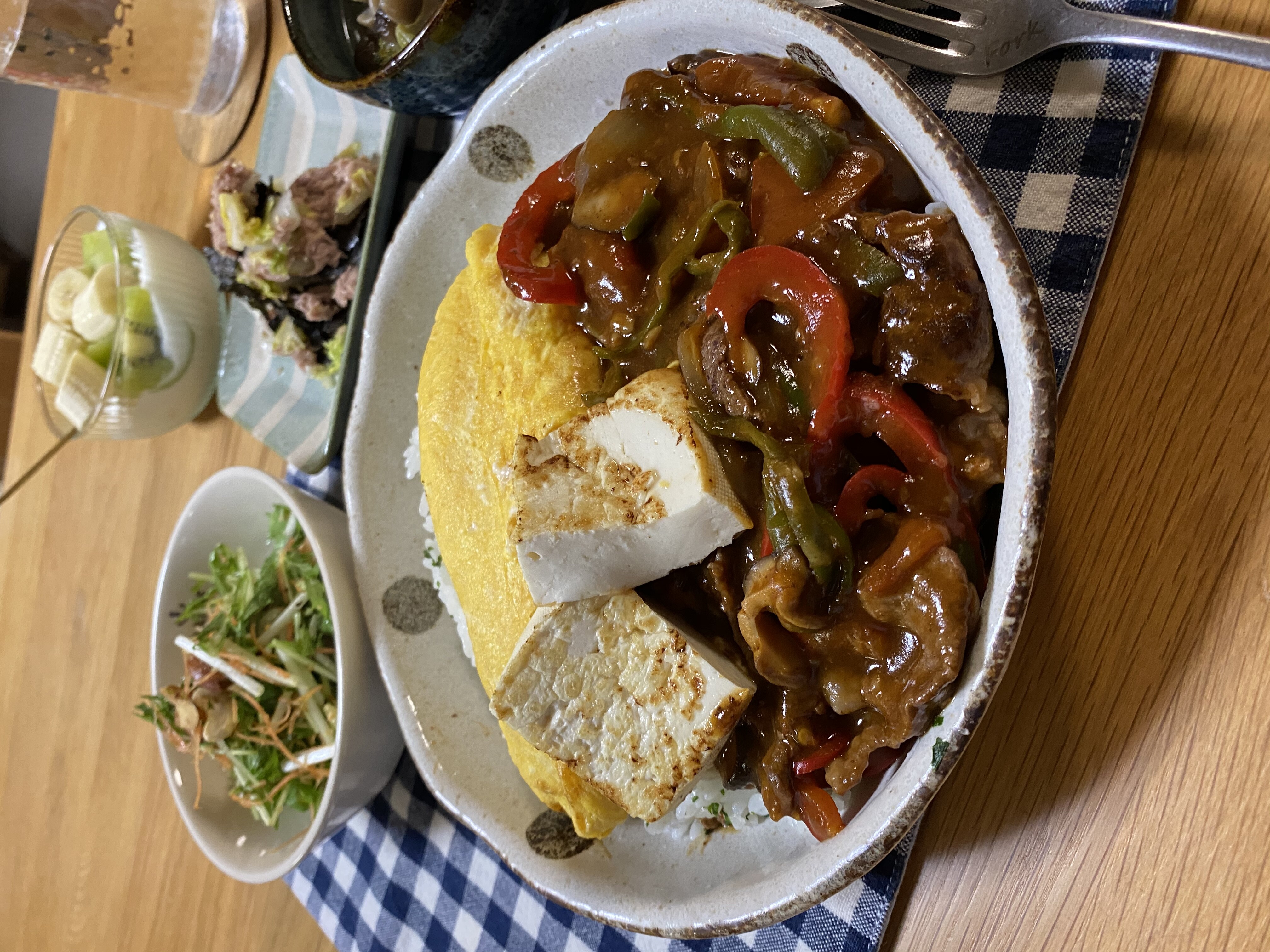 野菜たっぷりオムハヤシライスとダイエットご飯。 : はるはるの子供アスリート栄養満点ごはん Powered by ライブドアブログ
