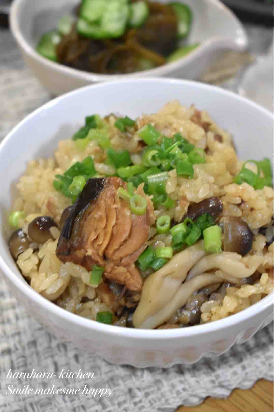 さば缶としめじの炊き込みご飯 さば缶 簡単 節約 さば缶 炊飯器まかせ 朝ごはんとお弁当 はるはるの子供アスリート栄養満点ごはん Powered By ライブドアブログ