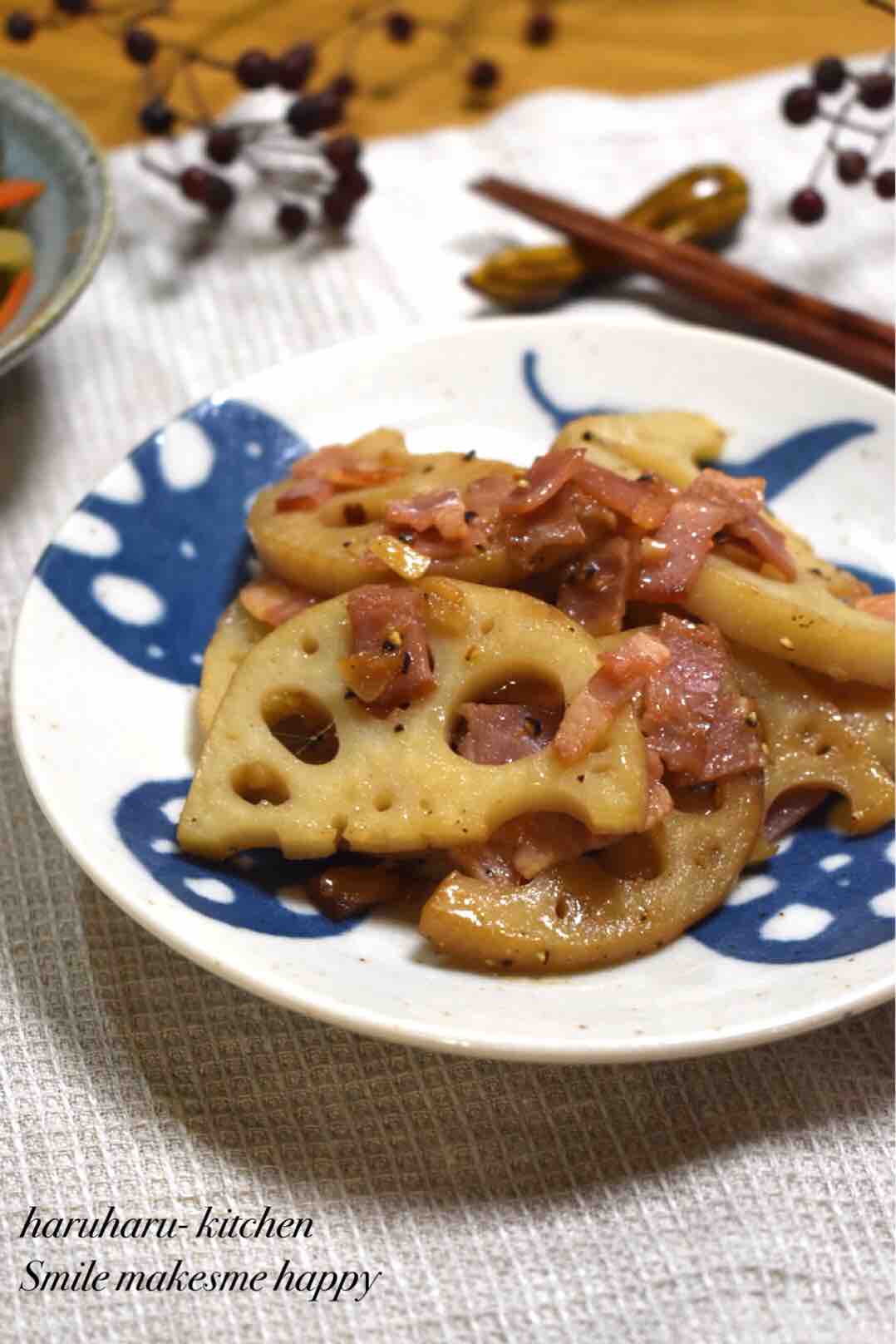 蓮根とベーコンのにんにくバター 作り置き 簡単 お弁当おかず 副菜 はるはるの子供アスリート栄養満点ごはん Powered By ライブドアブログ