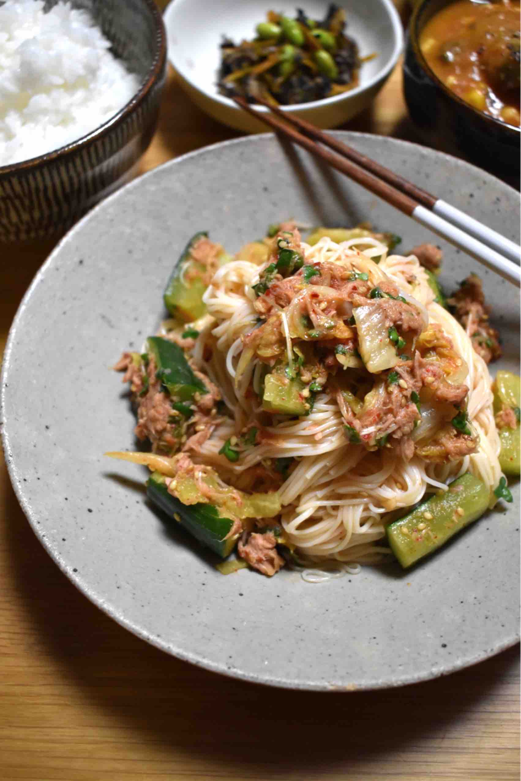 ツナとキムチのサラダソーメン 簡単 混ぜるだけ 創作ソーメン ランチ 試合2日前の晩ごはん はるはるの子供アスリート栄養満点ごはん Powered By ライブドアブログ ツナとキムチのサラダソーメン 簡単 混ぜるだけ 創作ソーメン ランチ 試合2日前の晩ごはん はるはるの子供アスリート栄養満点ごはん Powered By ライブドアブログ