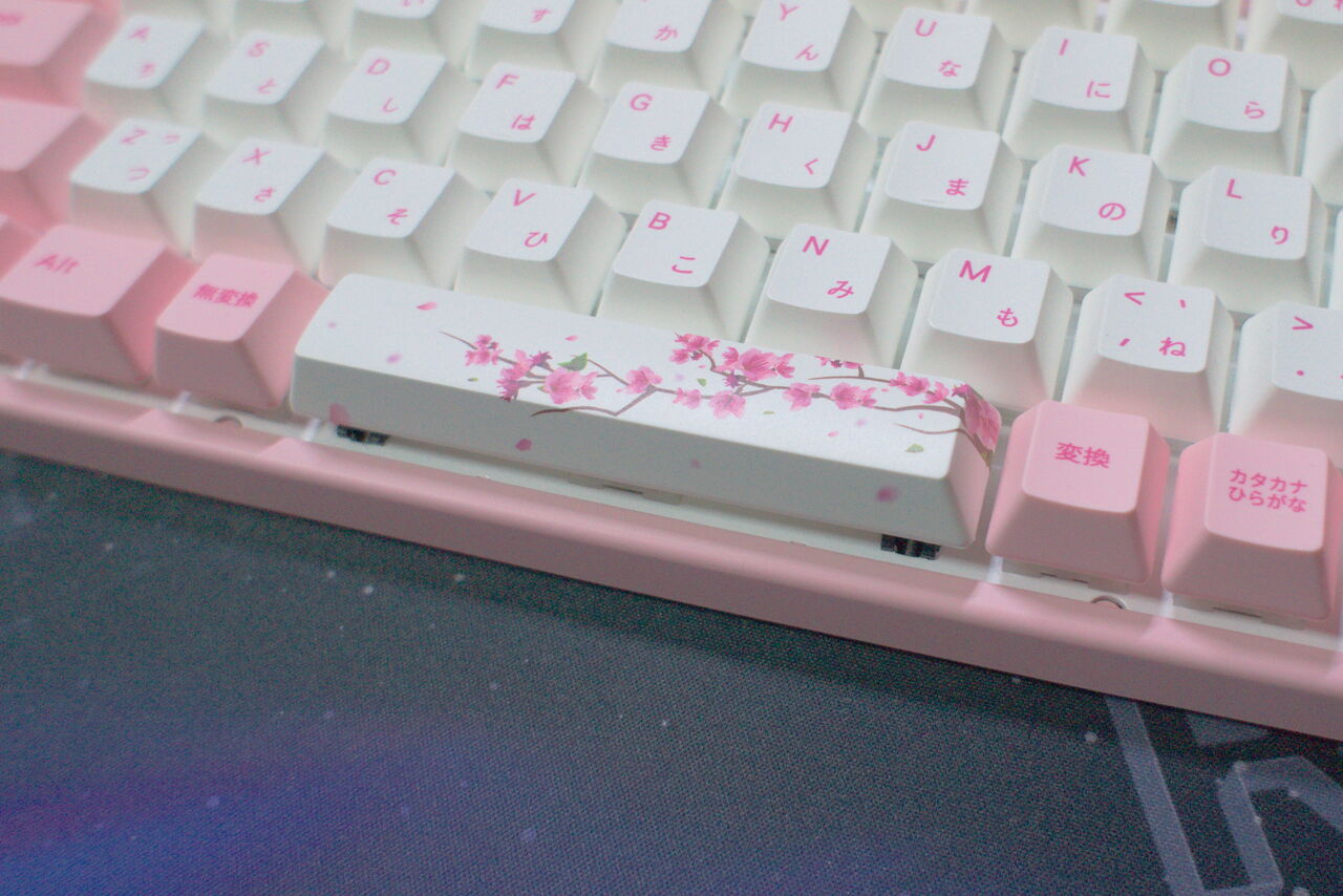ふもっふ Varmilo 桜 JIS V2 キーボード ジャスミン軸 Varmilo 92 桜 JIS Keyboard V2 ジャスミン軸