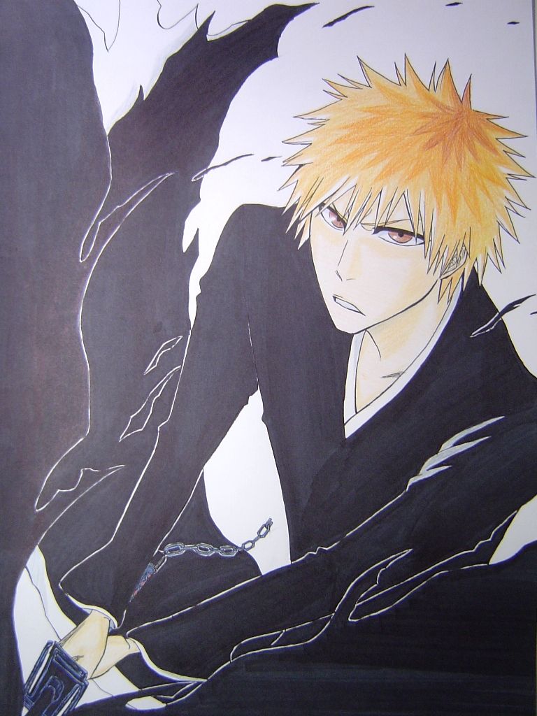 月牙天衝 一護 誕生日記念イラスト The End Is Far 月牙天衝 一護 誕生日記念イラスト The End Is Far